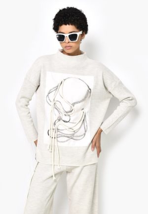 Πλεκτή μπλουζα