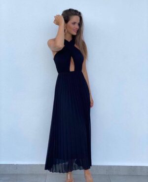Maxi Φόρεμα Πλισέ